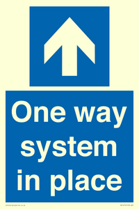 One way system in place
